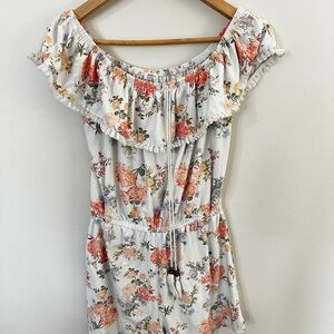 Ardene Off Shoulder Floral Romper
